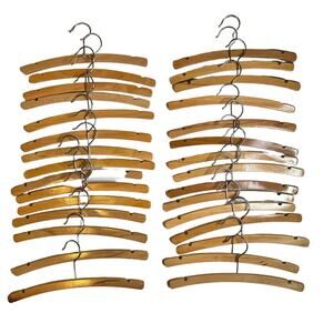 Children's Wooden Shirt Hangers 12” Matilda Jane Clothing Boutique, Qty 30 Box B